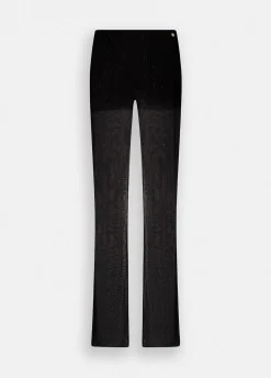 Liu Jo Pantalón de tul con strass-Mujer Pantalones