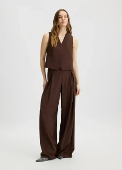 Liu Jo Pantalón elegante de sarga-Mujer Pantalones|Tailleur