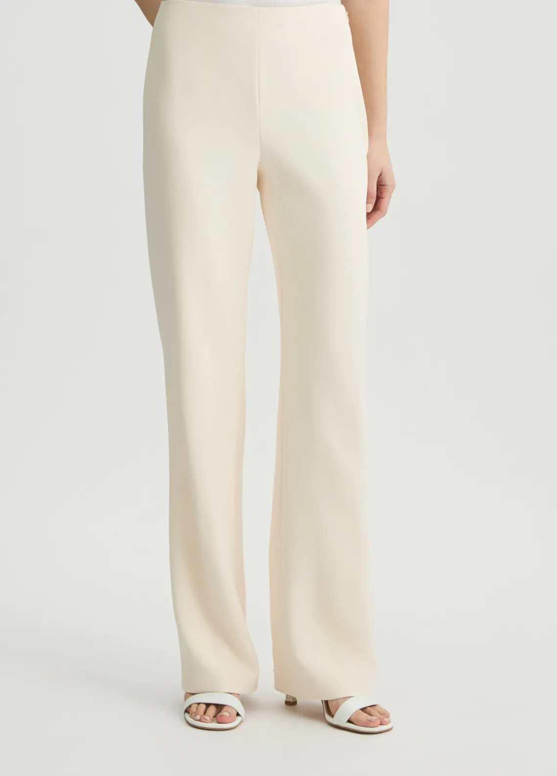 Liu Jo Pantalón largo de crepé-Mujer Pantalones|Tailleur