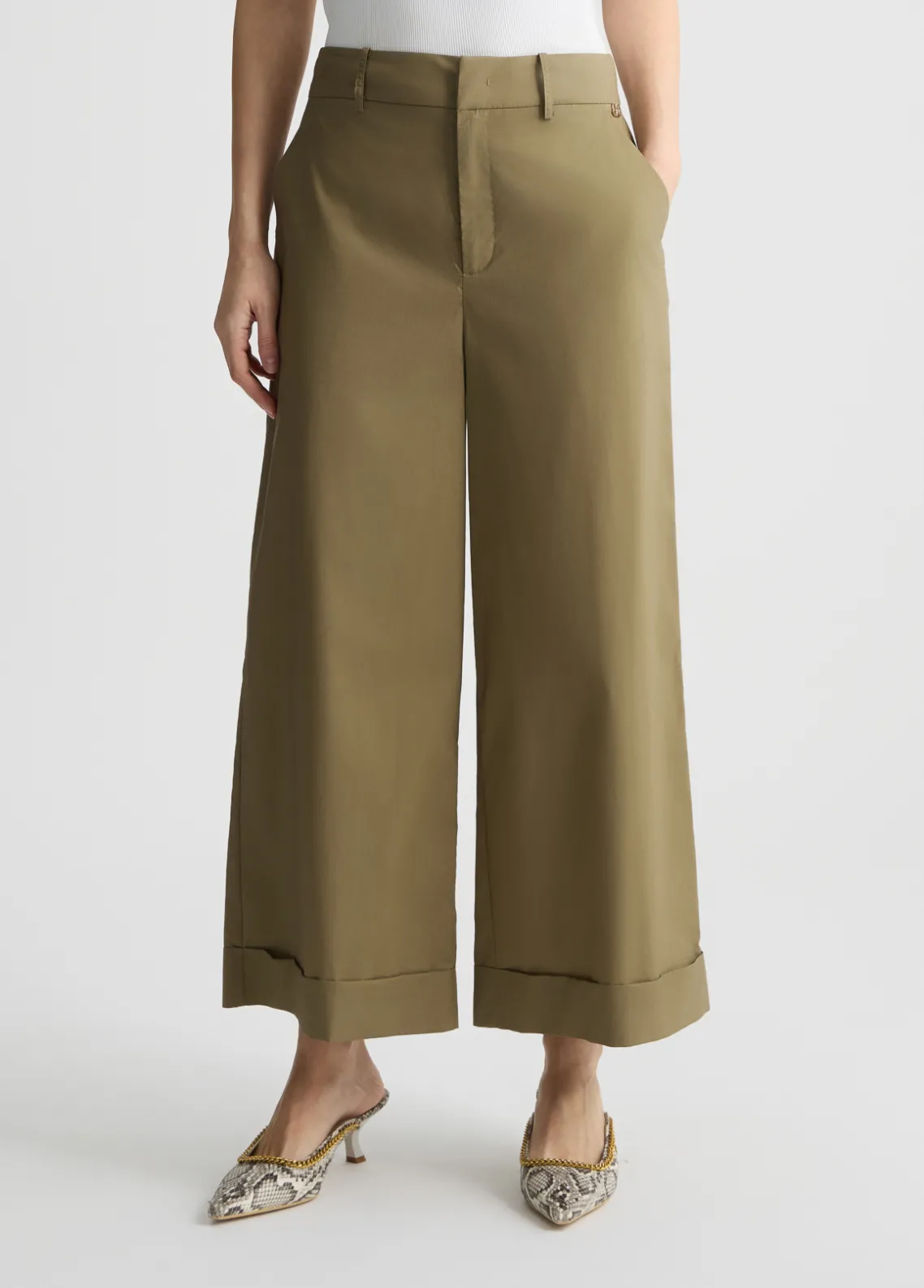 Liu Jo Pantalón palazzo-Mujer Pantalones