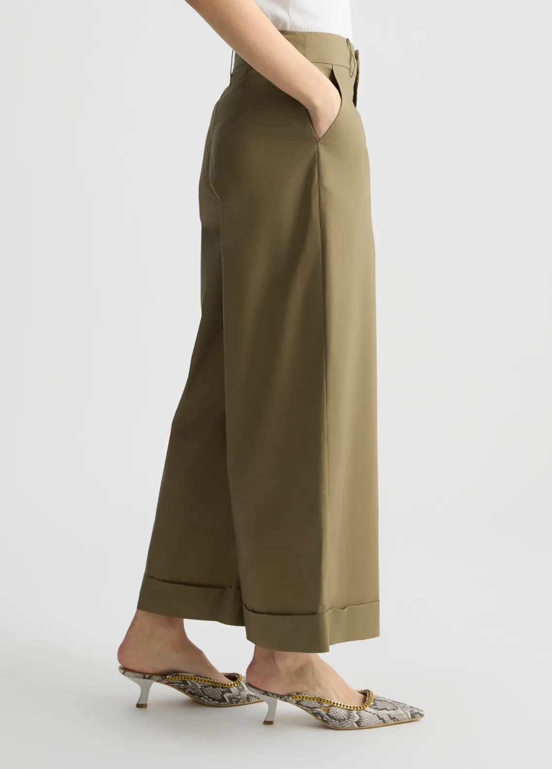 Liu Jo Pantalón palazzo-Mujer Pantalones