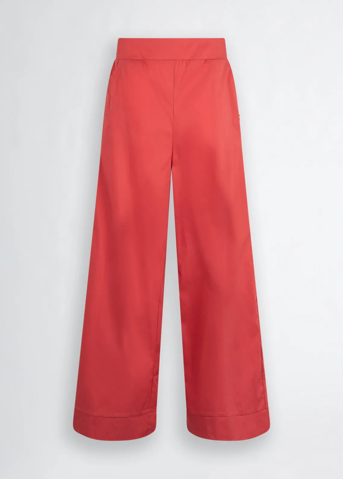 Liu Jo Pantalón palazzo de algodón-Mujer Moda Baño|Pantalones