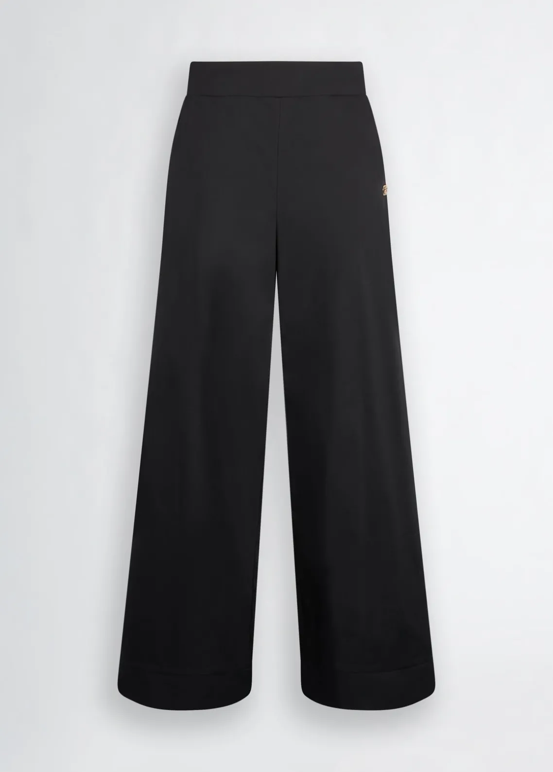 Liu Jo Pantalón palazzo de algodón-Mujer Moda Baño|Pantalones