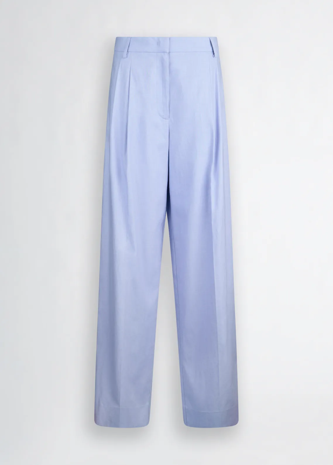 Liu Jo Pantalón palazzo de lino y algodón-Mujer Pantalones|Tailleur