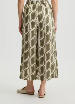 Liu Jo Pantalón palazzo de ramio-Mujer Pantalones