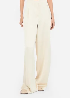 Liu Jo Pantalón palazzo de raso-Mujer Pantalones