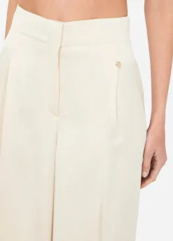 Liu Jo Pantalón palazzo de raso-Mujer Pantalones