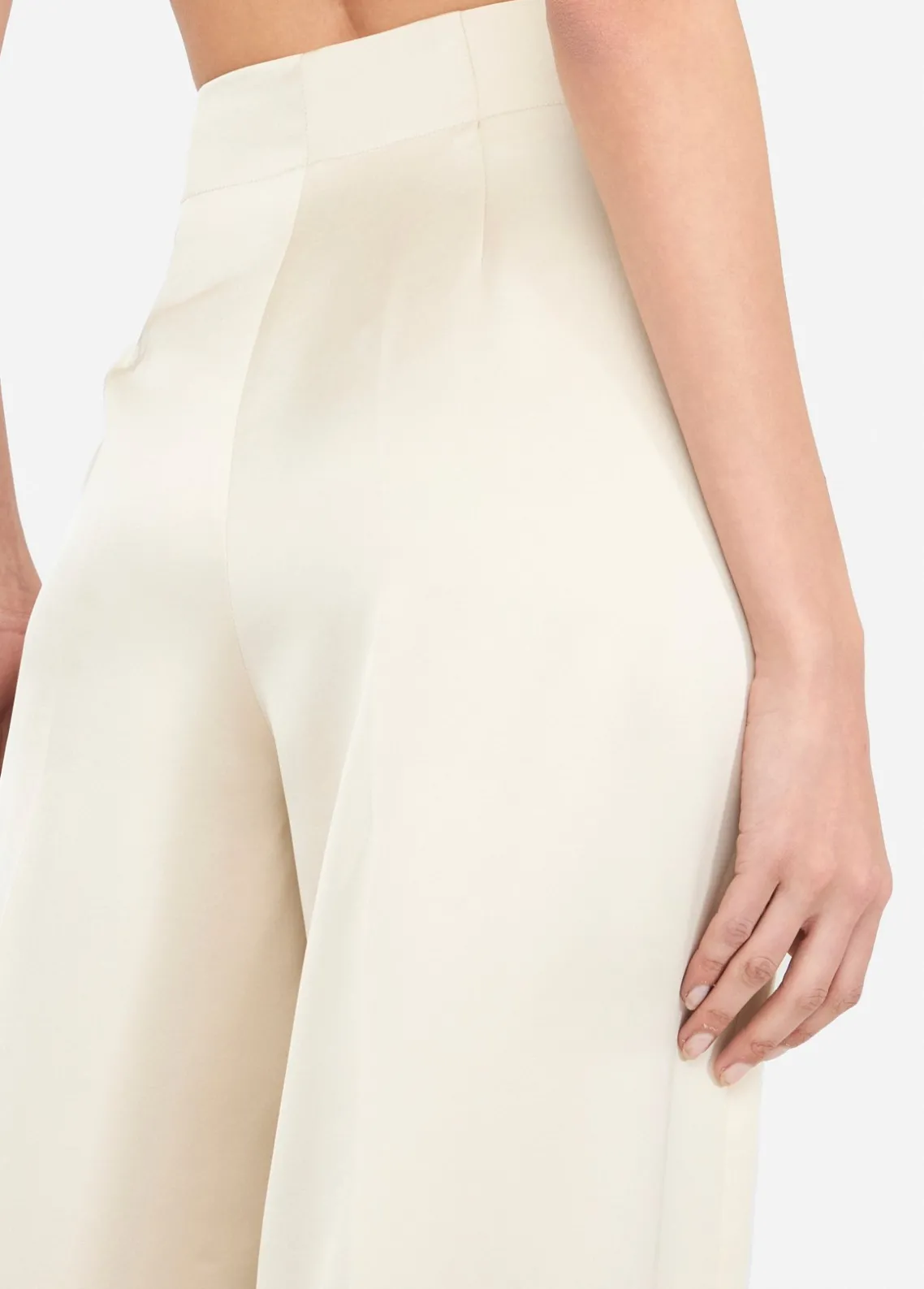 Liu Jo Pantalón palazzo de raso-Mujer Pantalones