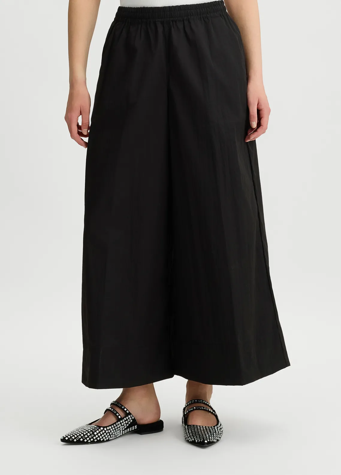 Liu Jo Pantalón palazzo tobillero-Mujer Pantalones