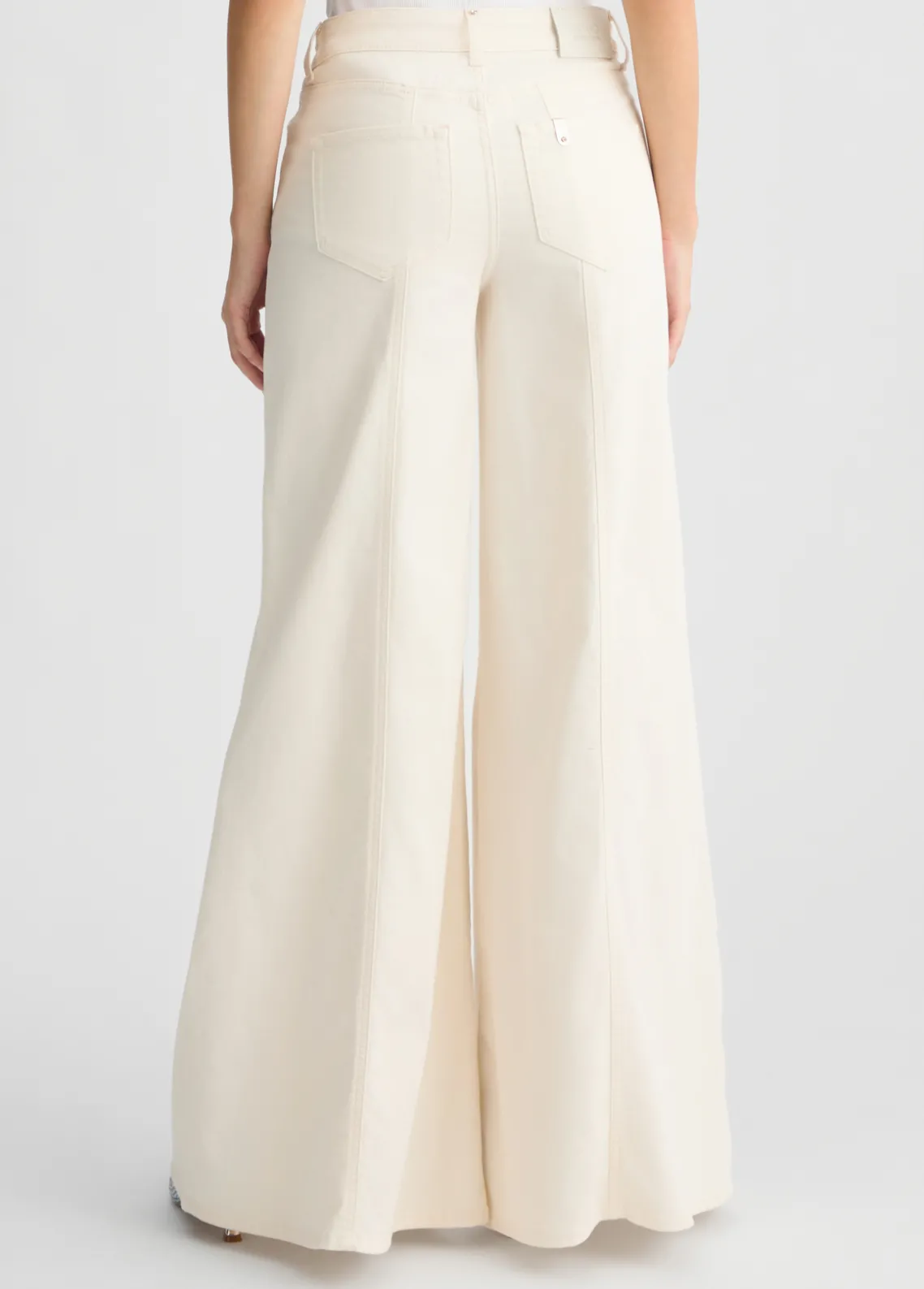 Liu Jo Pantalón pata de elefante de talle alto-Mujer Pantalones