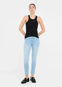 Liu Jo Pantalón pitillo Bottom Up-Mujer Vaqueros Pitillo