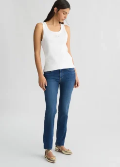 Liu Jo Pantalón pitillo Bottom Up-Mujer Vaqueros Pitillo