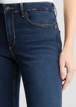 Liu Jo Pantalón pitillo Bottom Up-Mujer Vaqueros Pitillo