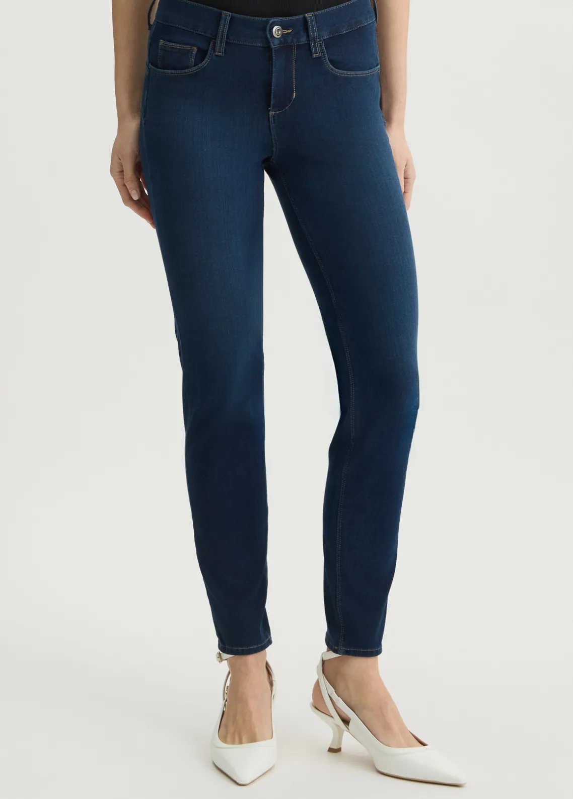 Liu Jo Pantalón pitillo Bottom Up-Mujer Vaqueros Pitillo