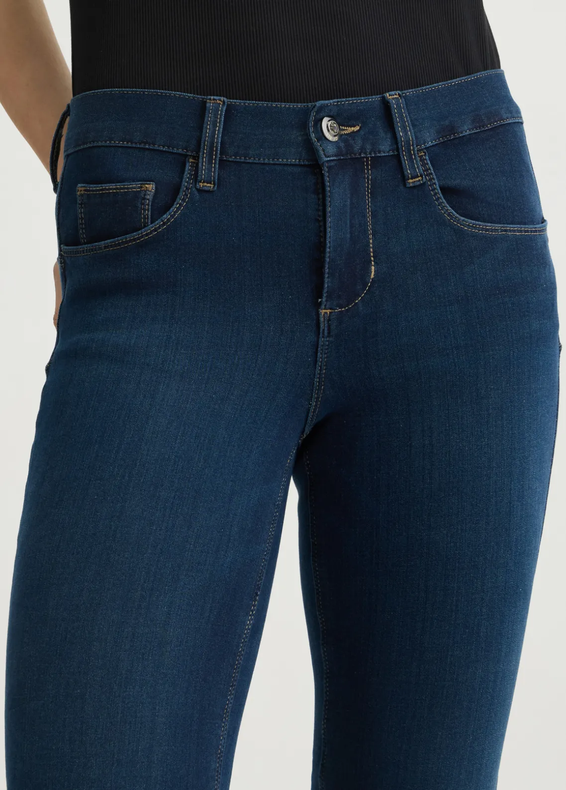 Liu Jo Pantalón pitillo Bottom Up-Mujer Vaqueros Pitillo