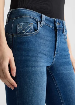 Liu Jo Pantalón pitillo Bottom Up-Mujer Vaqueros Pitillo