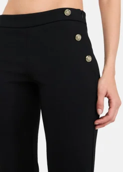 Liu Jo Pantalón pitillo con botones-Mujer Pantalones|Tailleur