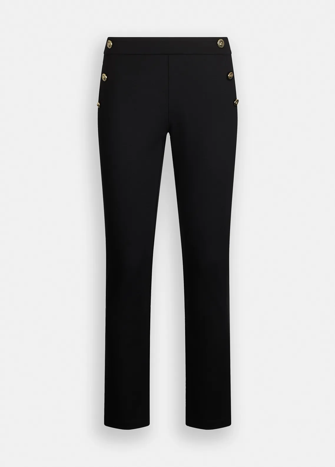 Liu Jo Pantalón pitillo con botones-Mujer Pantalones|Tailleur