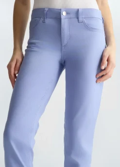 Liu Jo Pantalón pitillo con strass-Mujer Pantalones