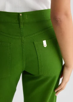 Liu Jo Pantalón recto con bordado de crochet-Mujer Pantalones
