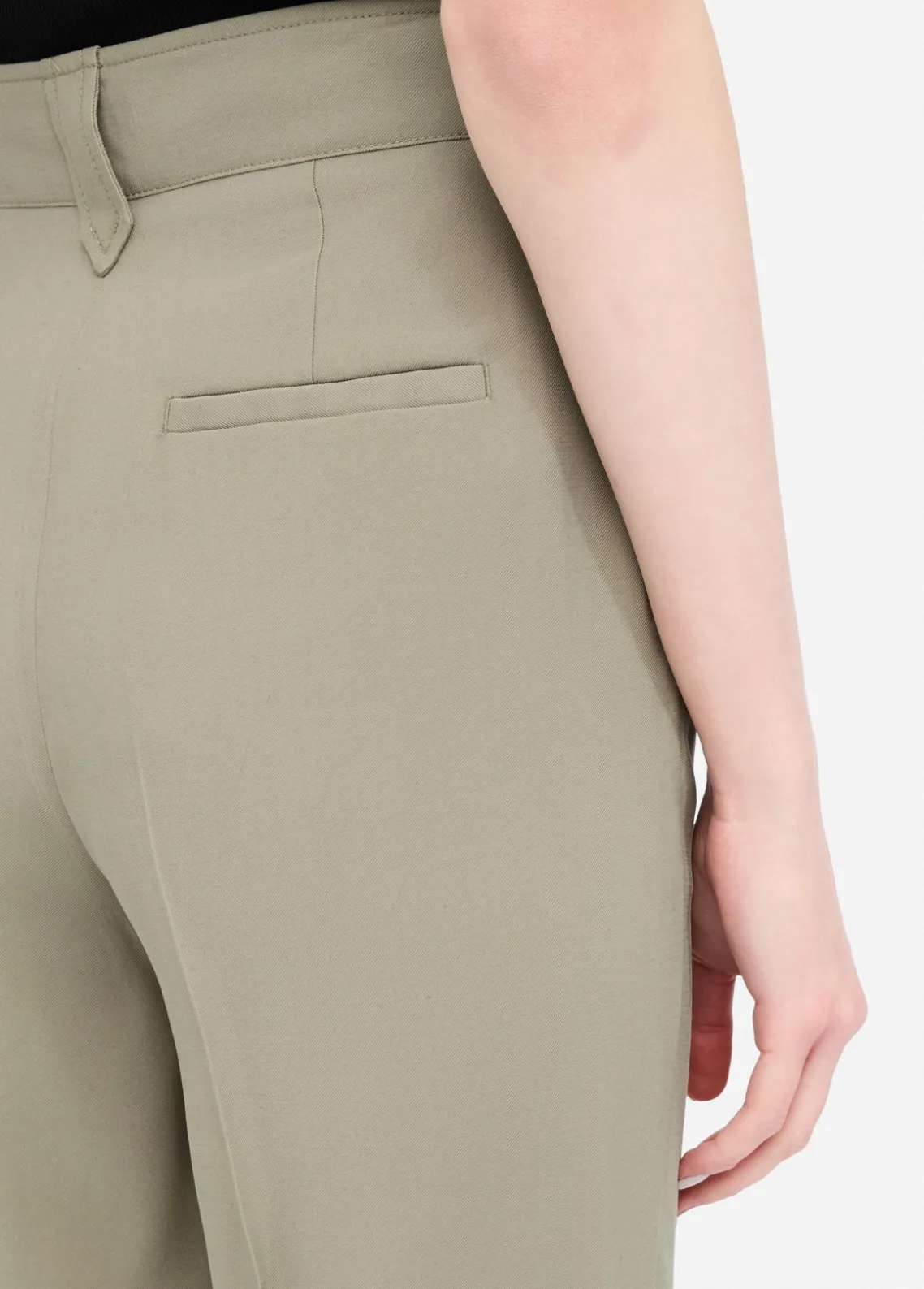 Liu Jo Pantalón recto de gabardina-Mujer Pantalones