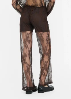 Liu Jo Pantalón suave de encaje-Mujer Pantalones