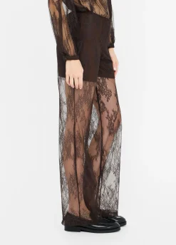 Liu Jo Pantalón suave de encaje-Mujer Pantalones