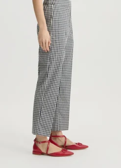 Liu Jo Pantalón tobillero a cuadros-Mujer Pantalones|Tailleur