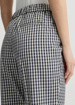 Liu Jo Pantalón tobillero a cuadros-Mujer Pantalones|Tailleur