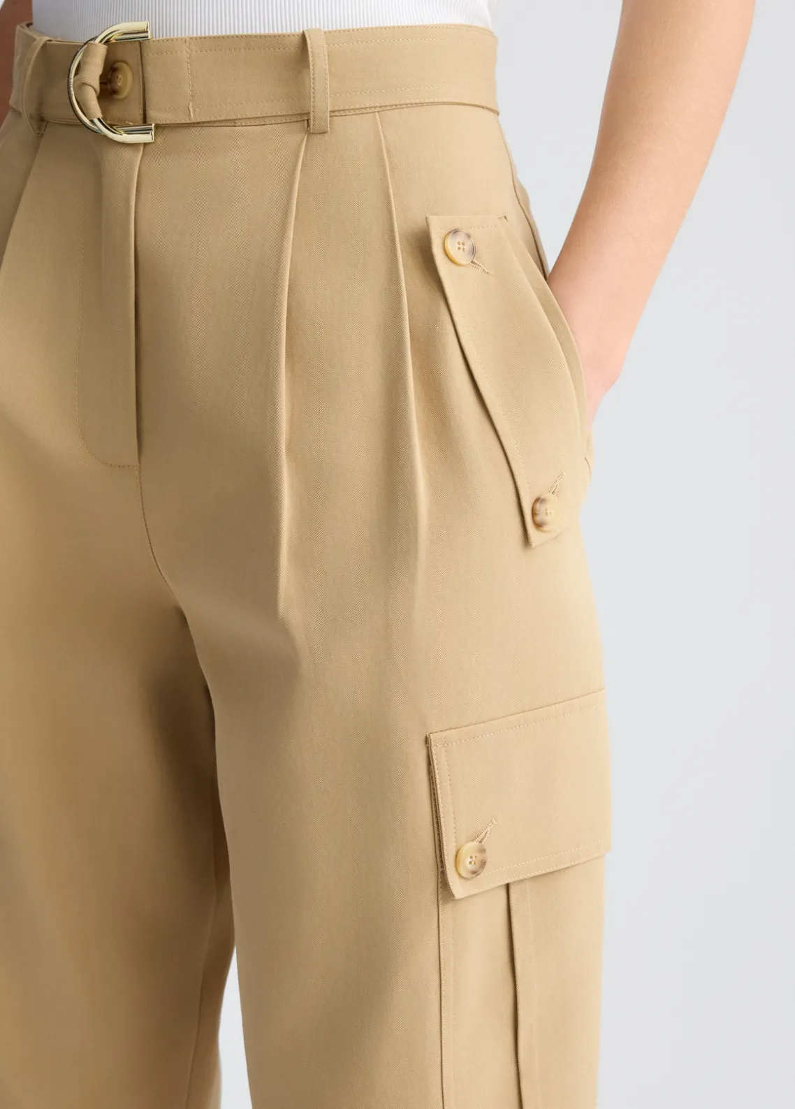 Liu Jo Pantalón tobillero cargo-Mujer Pantalones