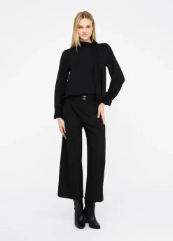 Liu Jo Pantalón tobillero con cinturón-Mujer Pantalones