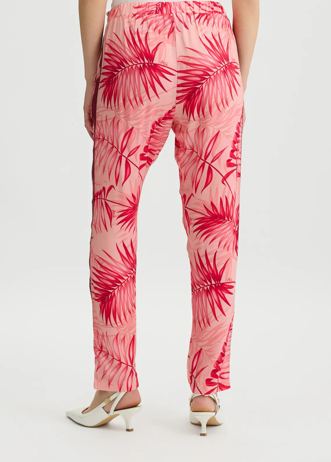 Liu Jo Pantalón tobillero con estampado-Mujer Moda Baño|Pantalones