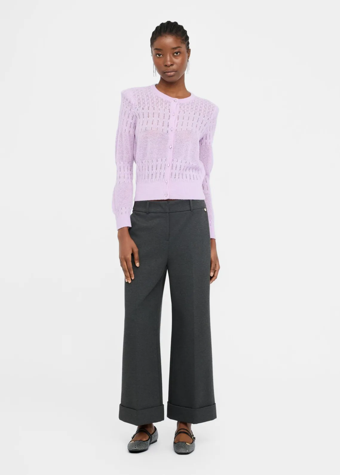 Liu Jo Pantalón tobillero con pinza-Mujer Pantalones