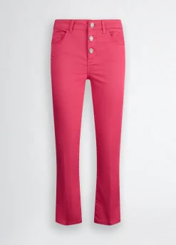 Liu Jo Pantalón tobillero de talle alto-Mujer Pantalones