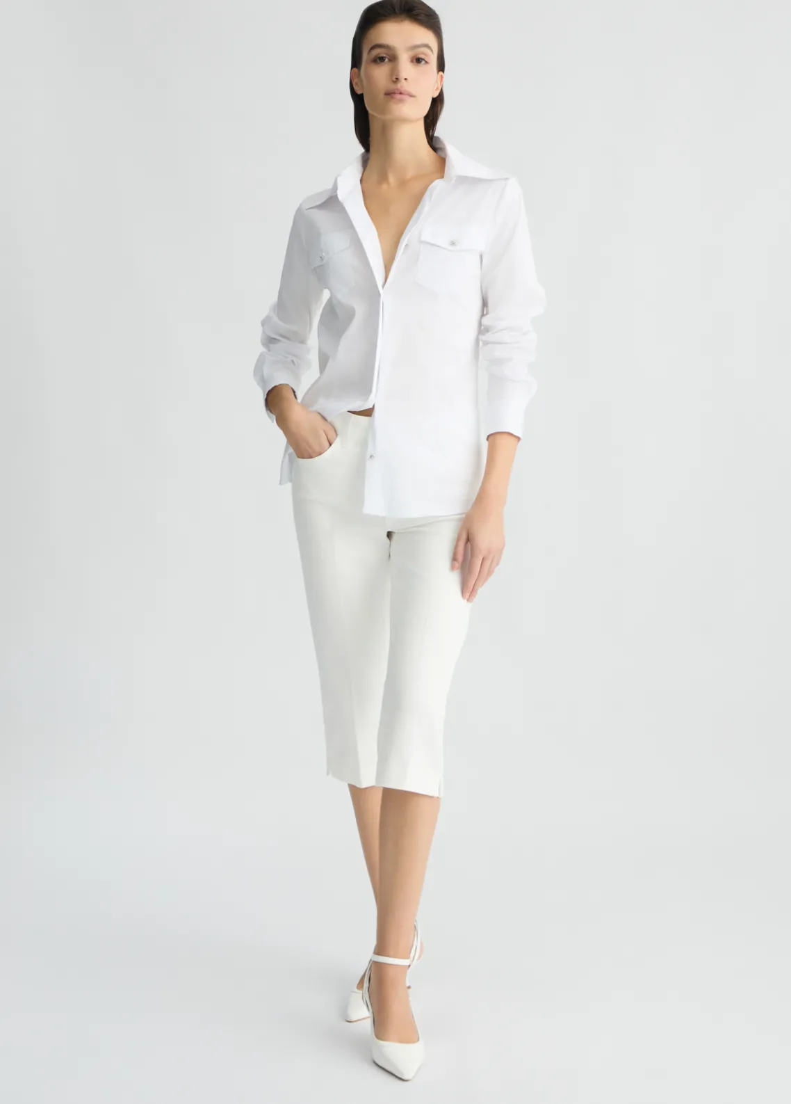 Liu Jo Pantalón vaquero Capri-Mujer Pantalones