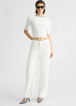 Liu Jo Pantalones anchos-Mujer Pantalones