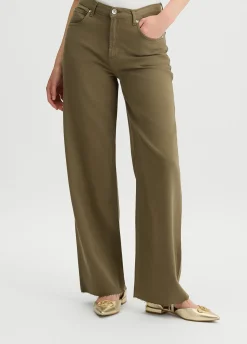 Liu Jo Pantalones anchos-Mujer Pantalones