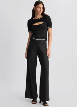 Liu Jo Pantalones anchos de Lurex®-Mujer Ropa Deportiva|Pantalones