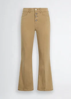 Liu Jo Pantalones bootcut de cintura alta-Mujer Pantalones