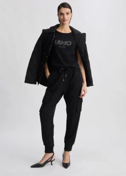 Liu Jo Pantalones cargo de jersey-Mujer Ropa Deportiva|Pantalones