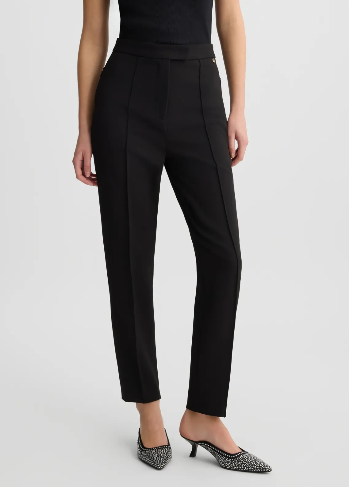 Liu Jo Pantalones Cigarette-Mujer Tailleur