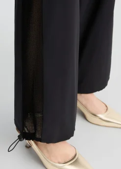 Liu Jo Pantalones con inserto de malla-Mujer Ropa Deportiva|Pantalones