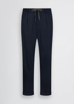 Liu Jo Pantalones con pliegues-Hombre Pantalones