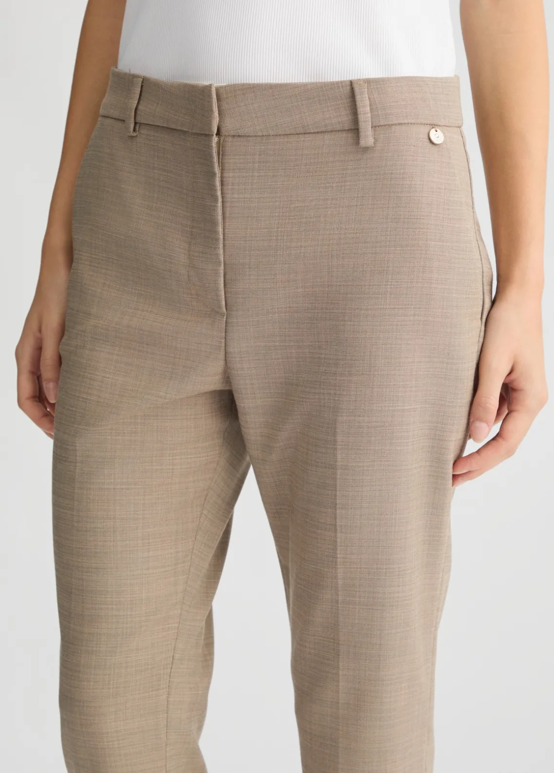 Liu Jo Pantalones de cintura alta-Mujer Pantalones|Tailleur