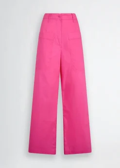 Liu Jo Pantalones de popelina-Mujer Pantalones