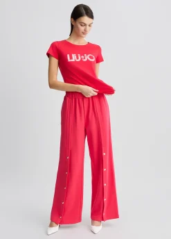 Liu Jo Pantalones deportivos con botones-Mujer Ropa Deportiva|Pantalones