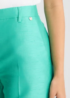 Liu Jo Pantalones largos en shantung-Mujer Pantalones|Tailleur