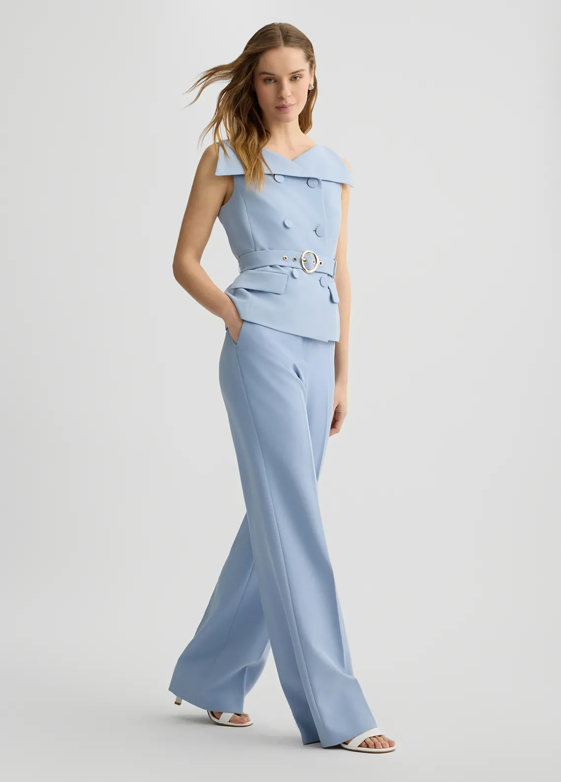 Liu Jo Pantalones Palazzo-Mujer Pantalones|Tailleur
