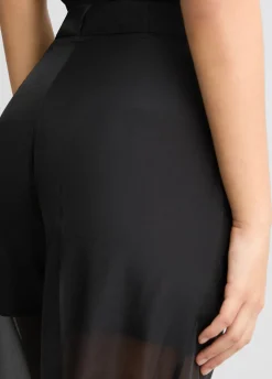 Liu Jo Pantalones rectos de organza-Mujer Pantalones|Tailleur