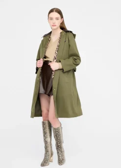 Liu Jo Parka con capucha-Mujer Abrigos Y Chalecos